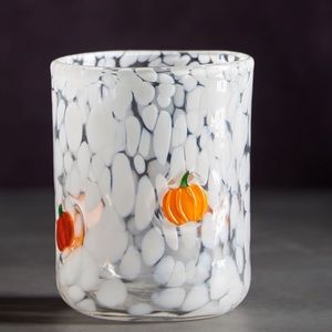 Anthropologie mystic juice glass *pumpkin*